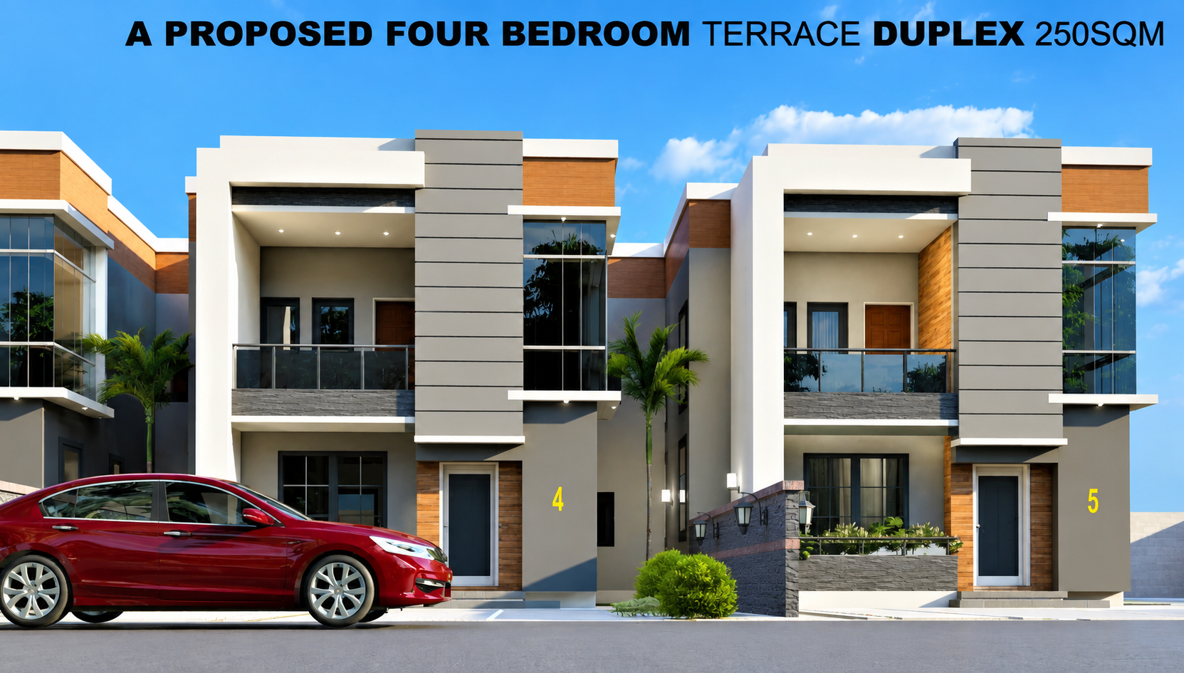 4 Bedroom Terrace Duplex Exterior